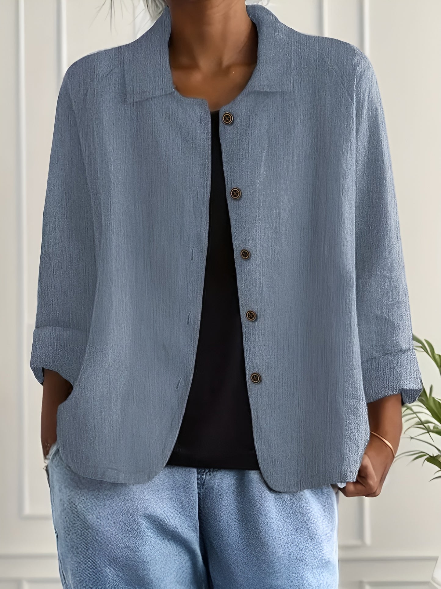 Ana María™ | Blusa Ligera y Atemporal – Elegancia y Comodidad