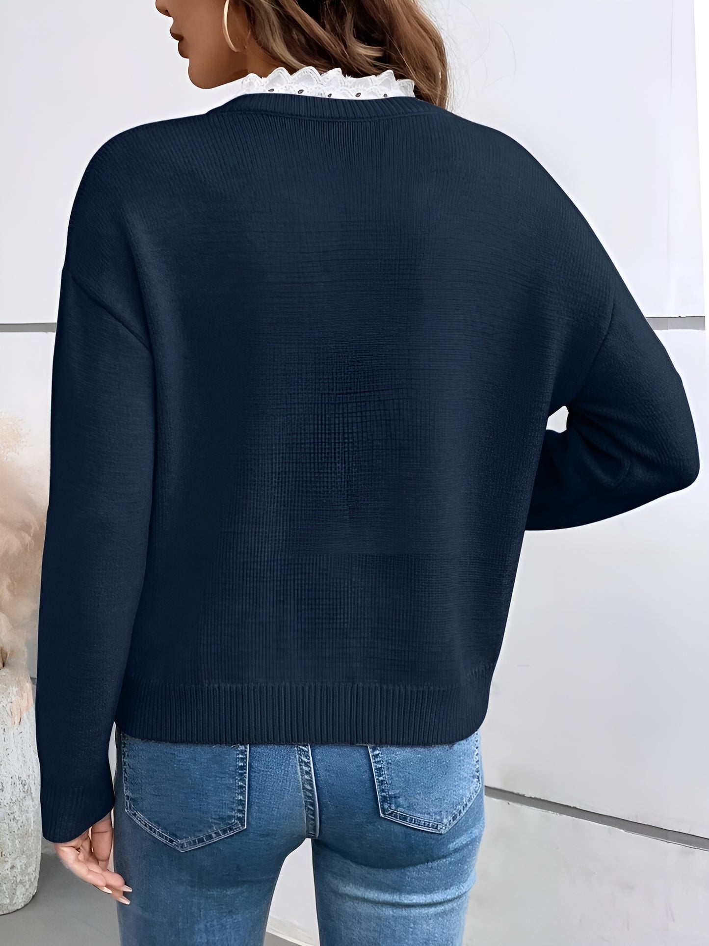 Amparo™ | Blusa con Cuello Francés