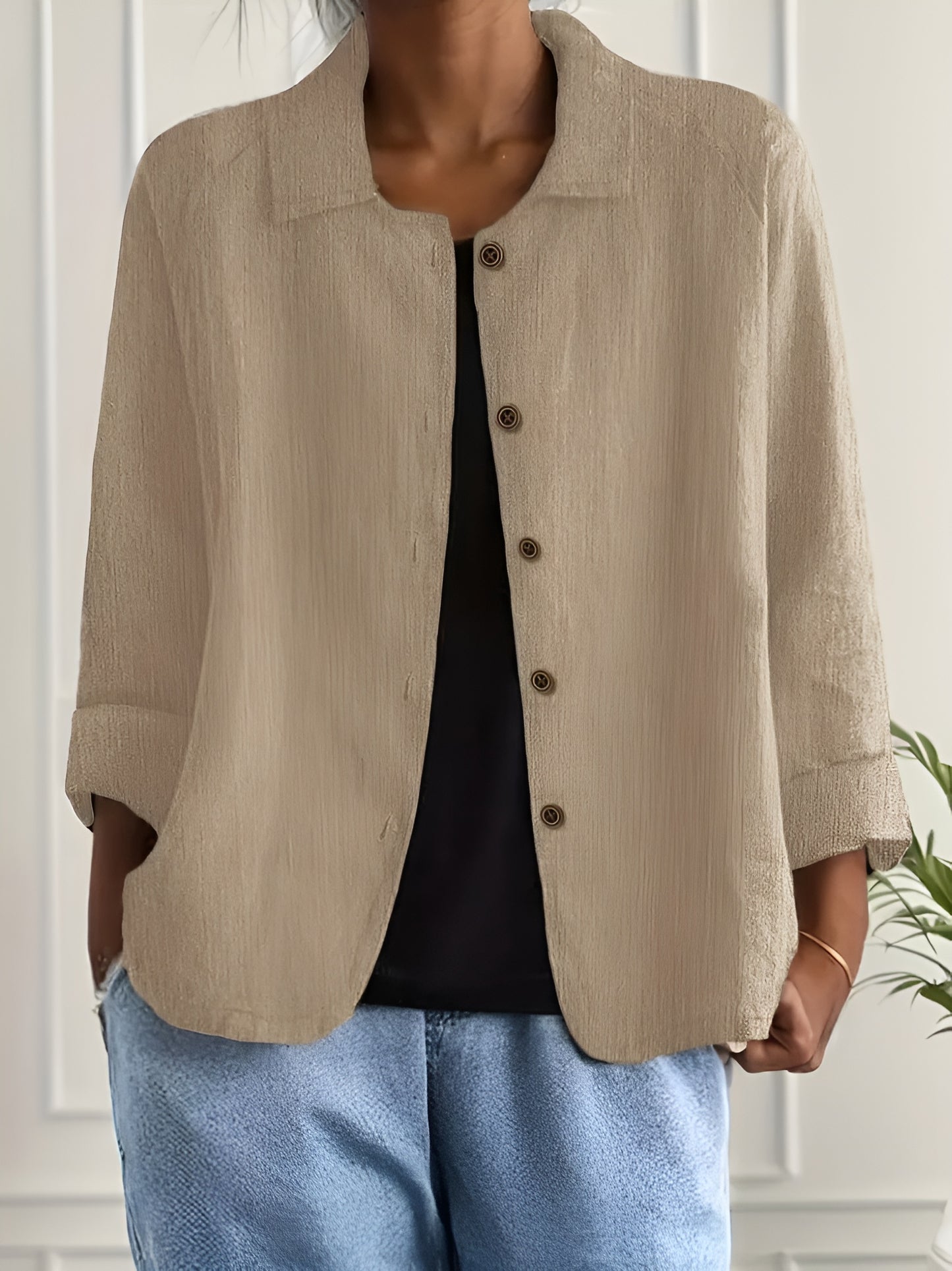 Ana María™ | Blusa Ligera y Atemporal – Elegancia y Comodidad