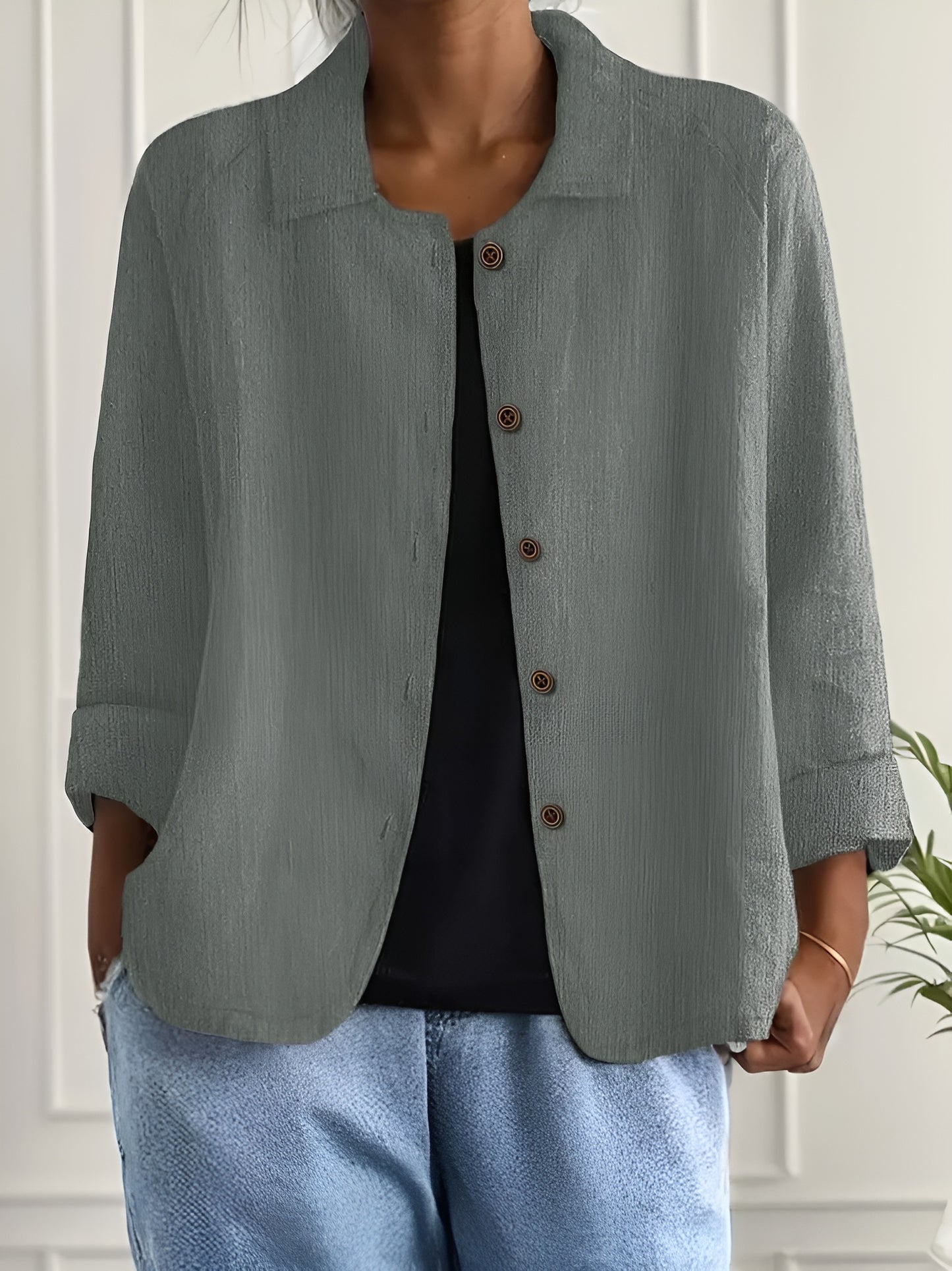 Ana María™ | Blusa Ligera y Atemporal – Elegancia y Comodidad