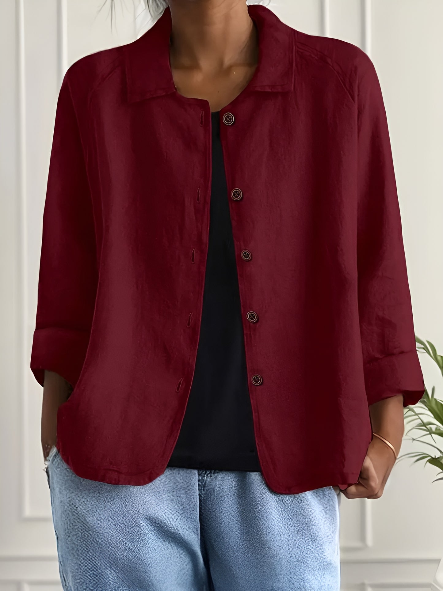Ana María™ | Blusa Ligera y Atemporal – Elegancia y Comodidad