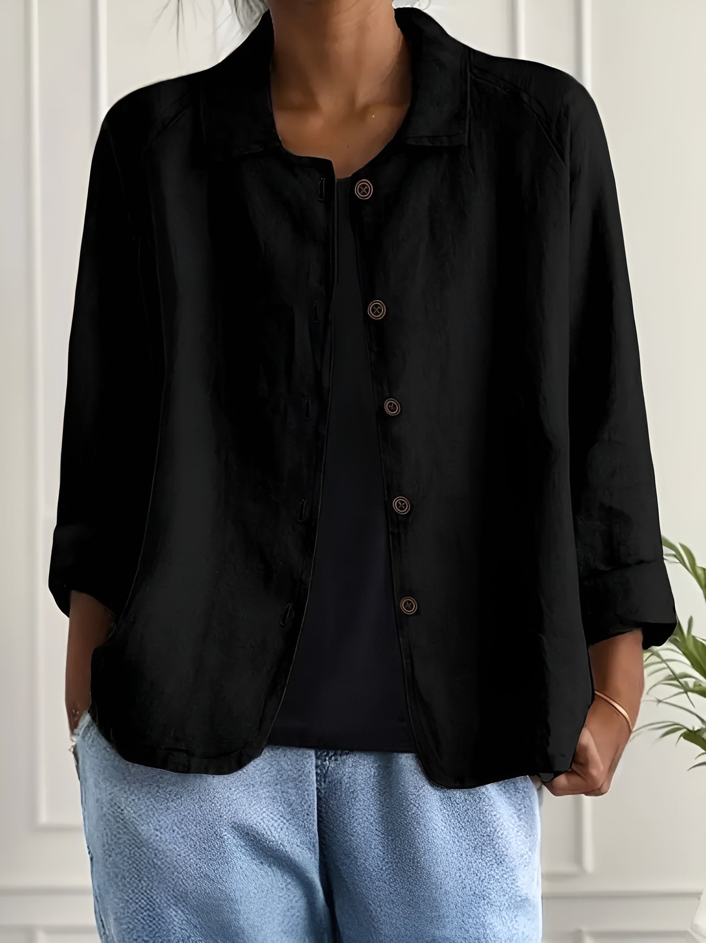 Ana María™ | Blusa Ligera y Atemporal – Elegancia y Comodidad