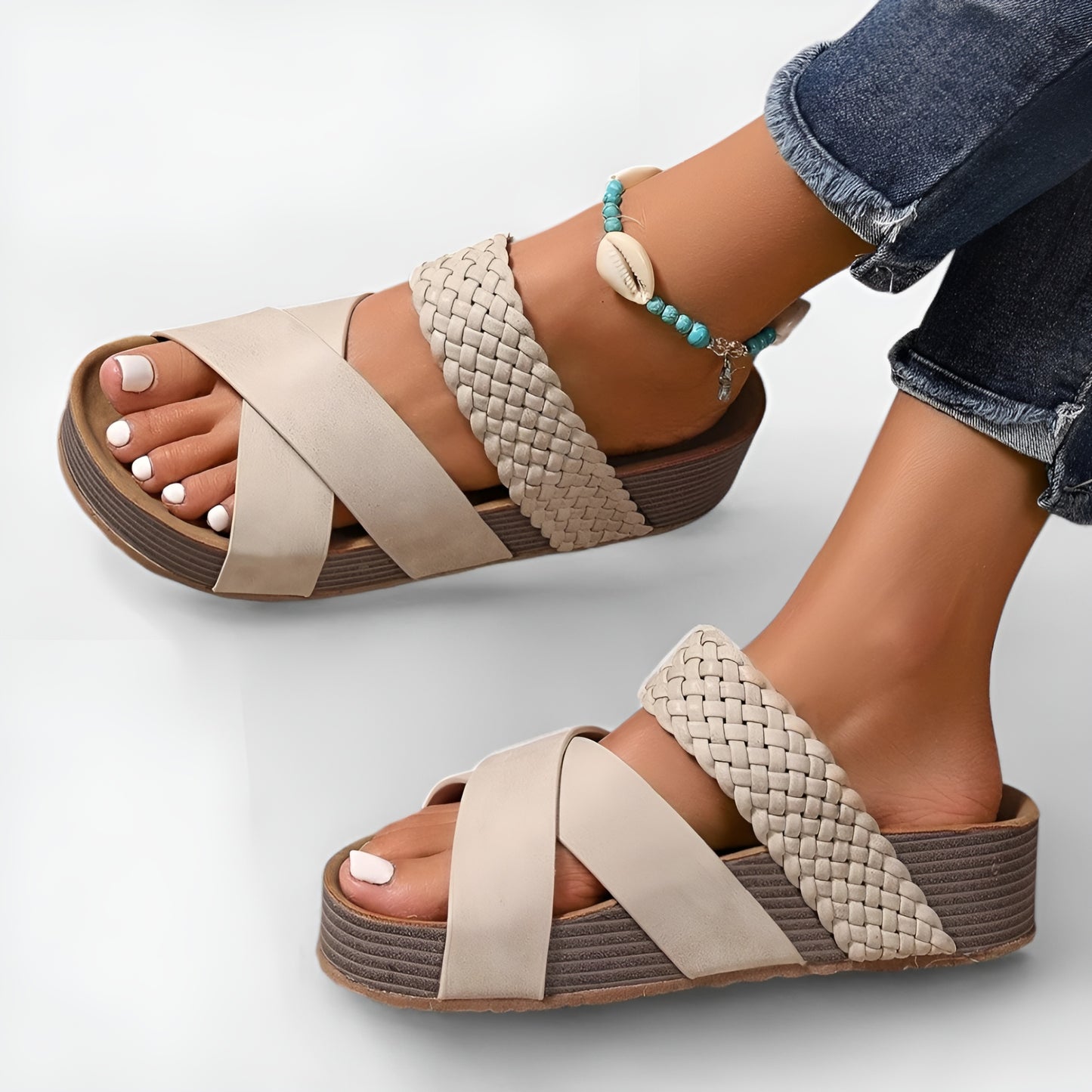 Estrella™ | Sandalias Ortopédicas de Piel