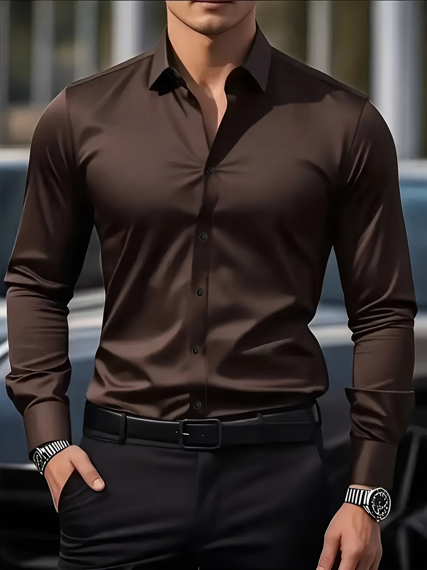 Mauricio™ | Camisa Slim Fit Atemporal para Estilo y Confianza