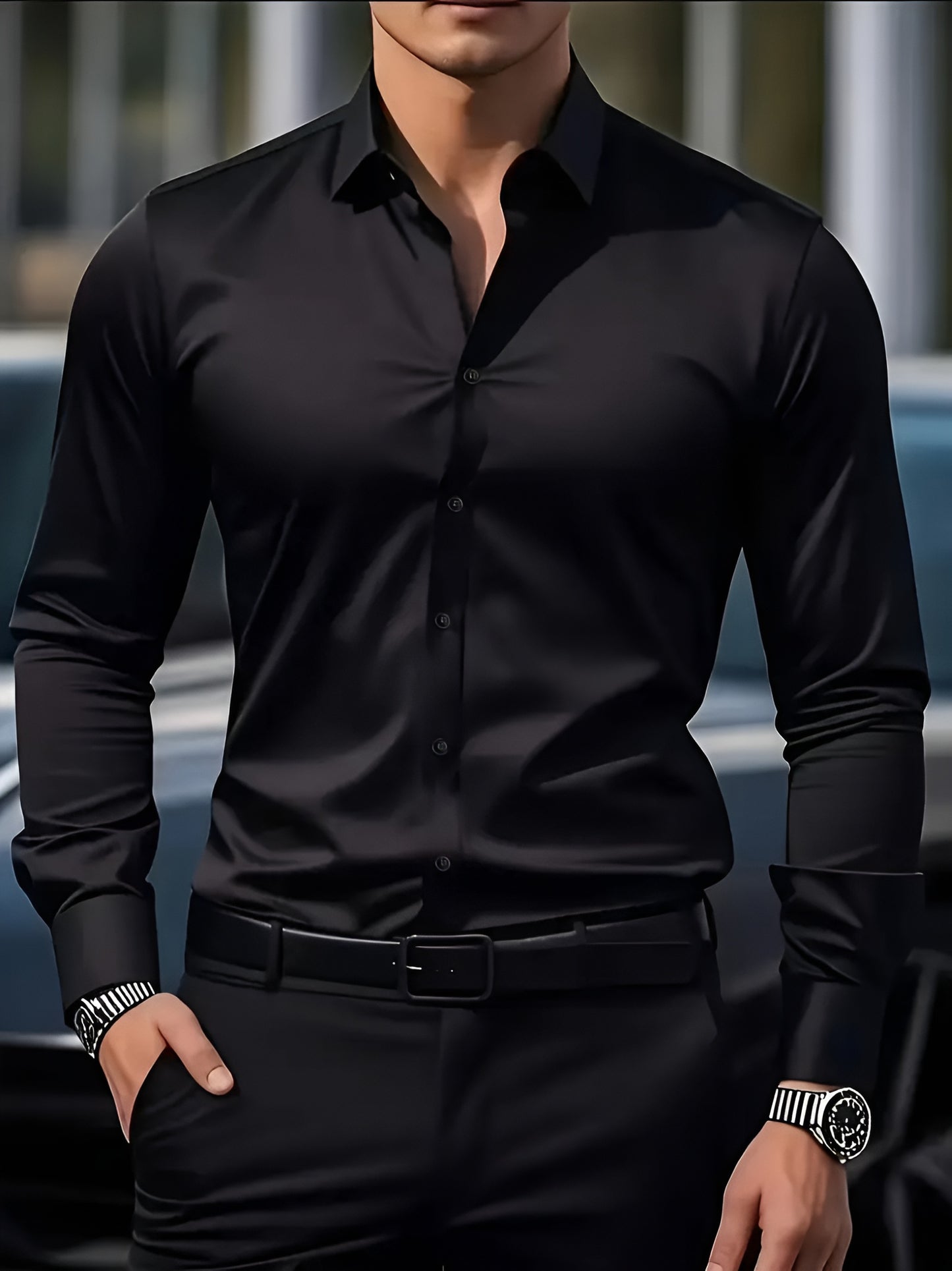 Mauricio™ | Camisa Slim Fit Atemporal para Estilo y Confianza