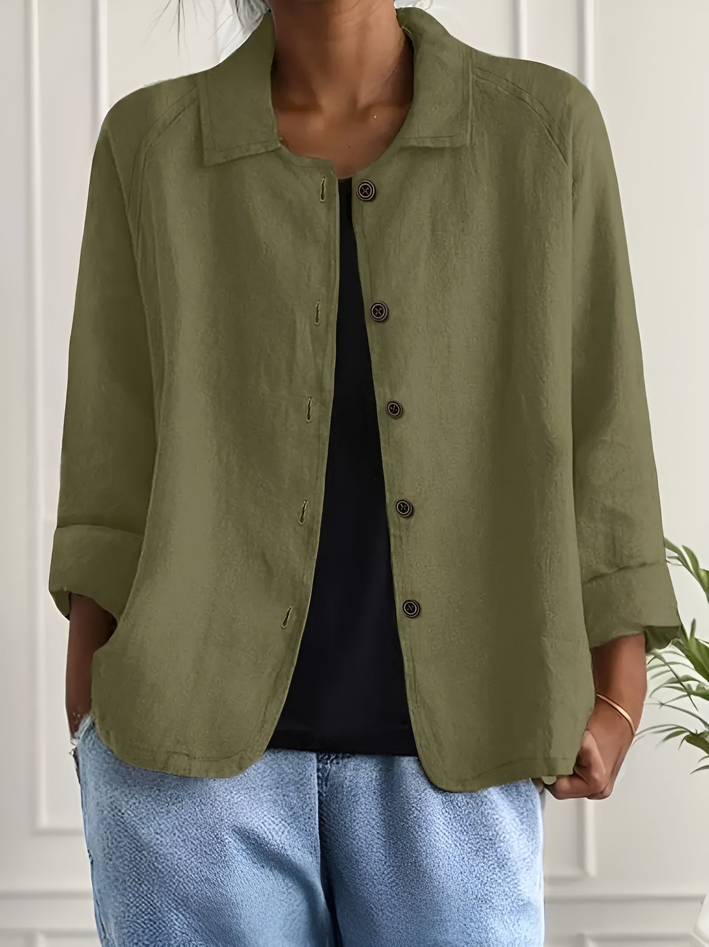 Ana María™ | Blusa Ligera y Atemporal – Elegancia y Comodidad