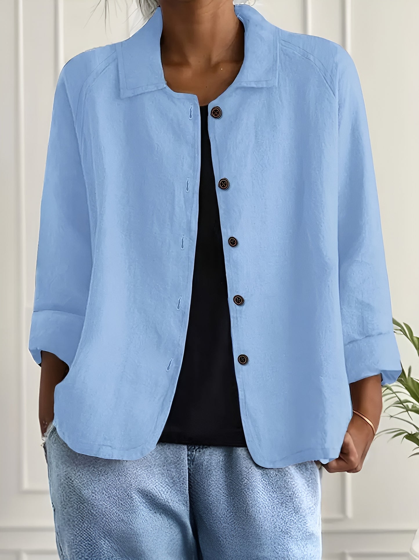 Ana María™ | Blusa Ligera y Atemporal – Elegancia y Comodidad
