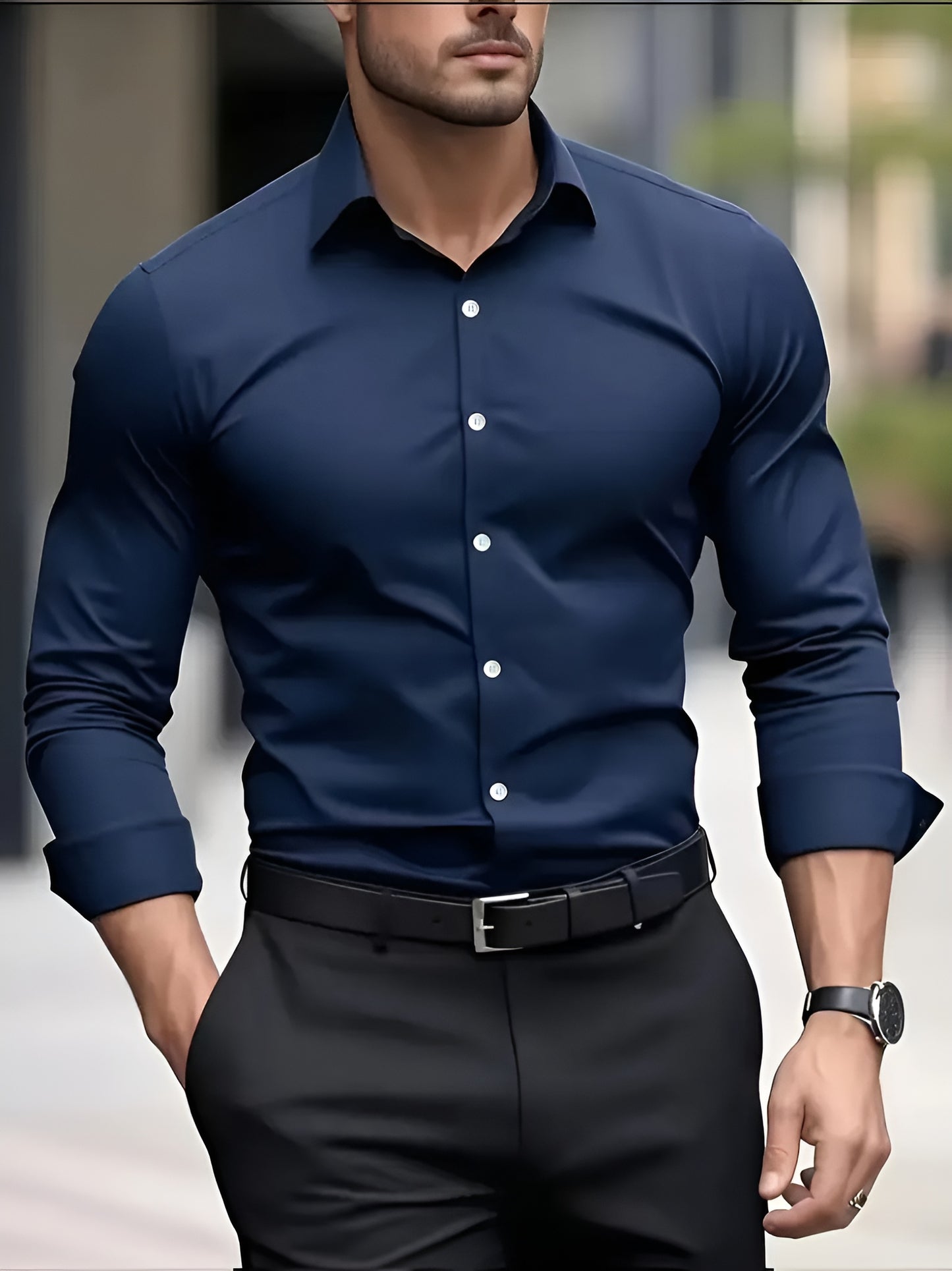 Mauricio™ | Camisa Slim Fit Atemporal para Estilo y Confianza