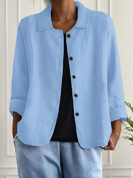 Ana María™ | Blusa Ligera y Atemporal – Elegancia y Comodidad