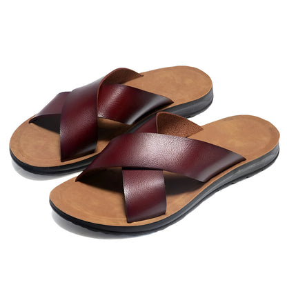 Benjamín™ | Sandalias de Cuero Italianas de Lujo