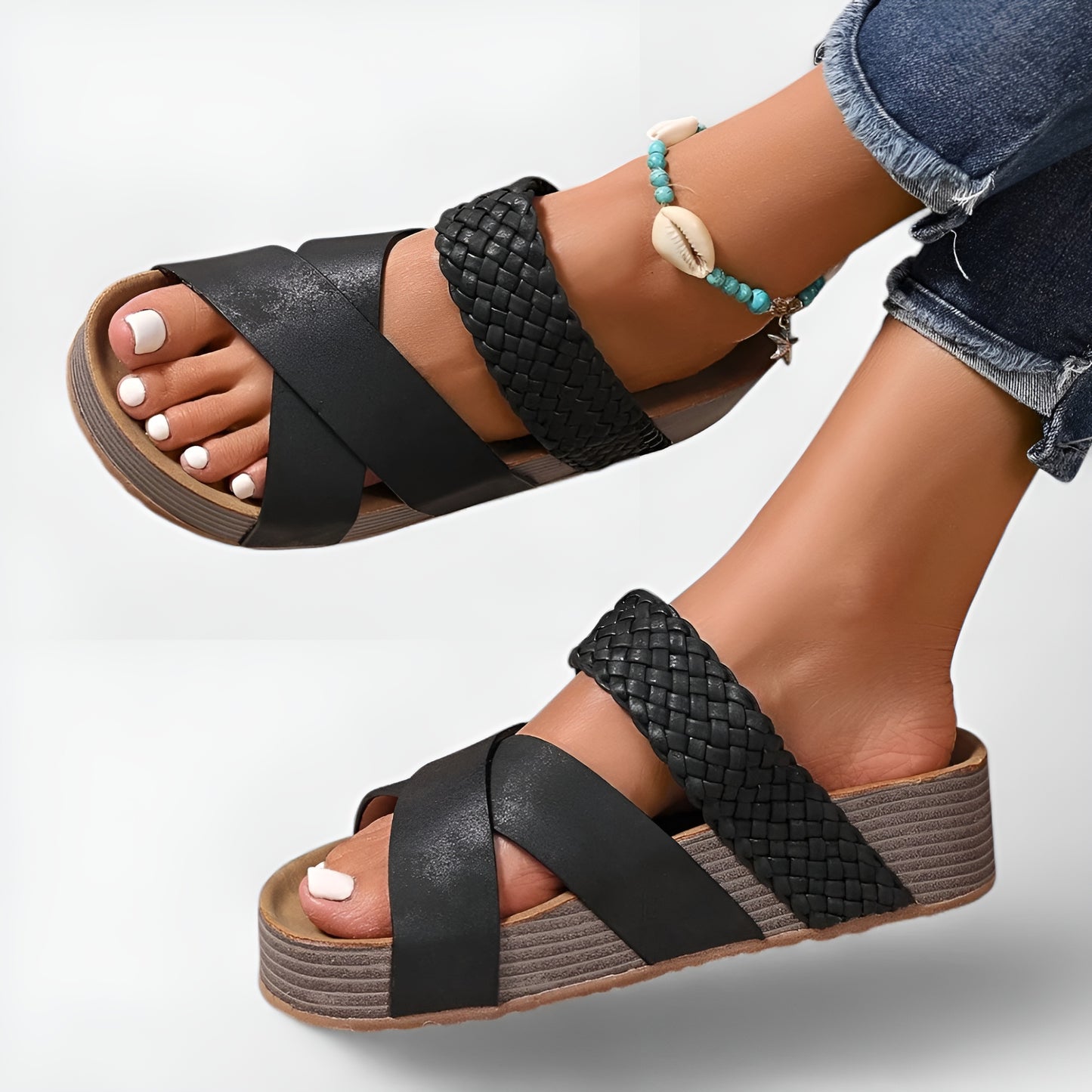 Estrella™ | Sandalias Ortopédicas de Piel