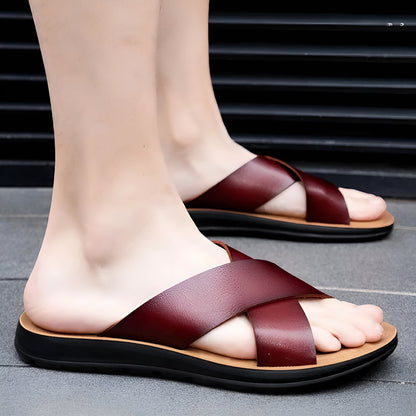Benjamín™ | Sandalias de Cuero Italianas de Lujo